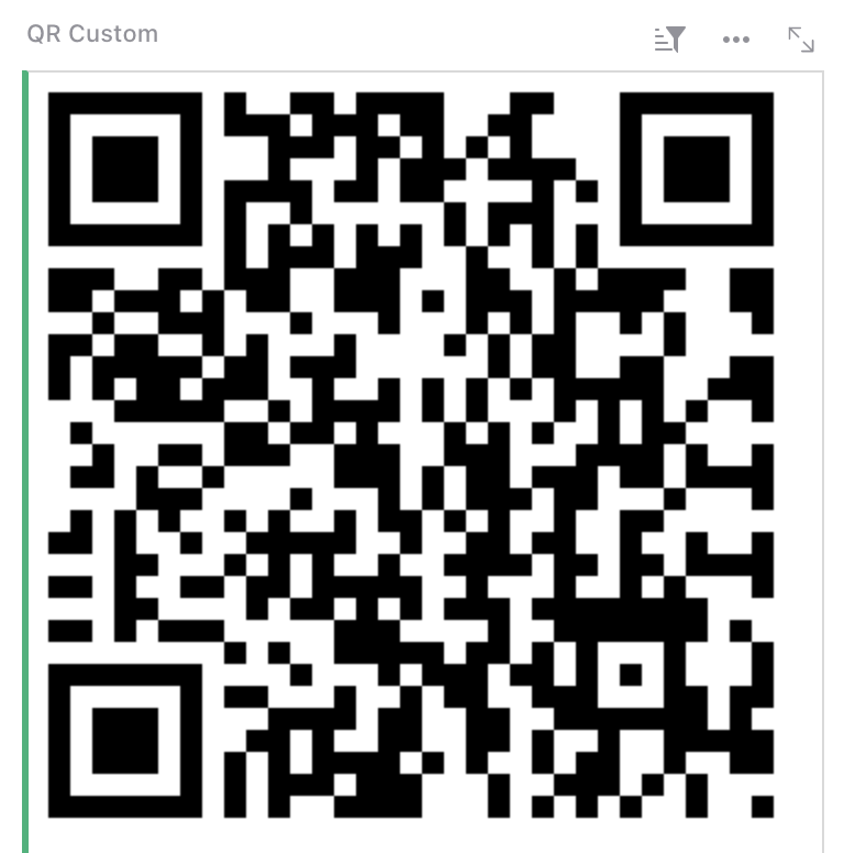 Exemple de widget QR code