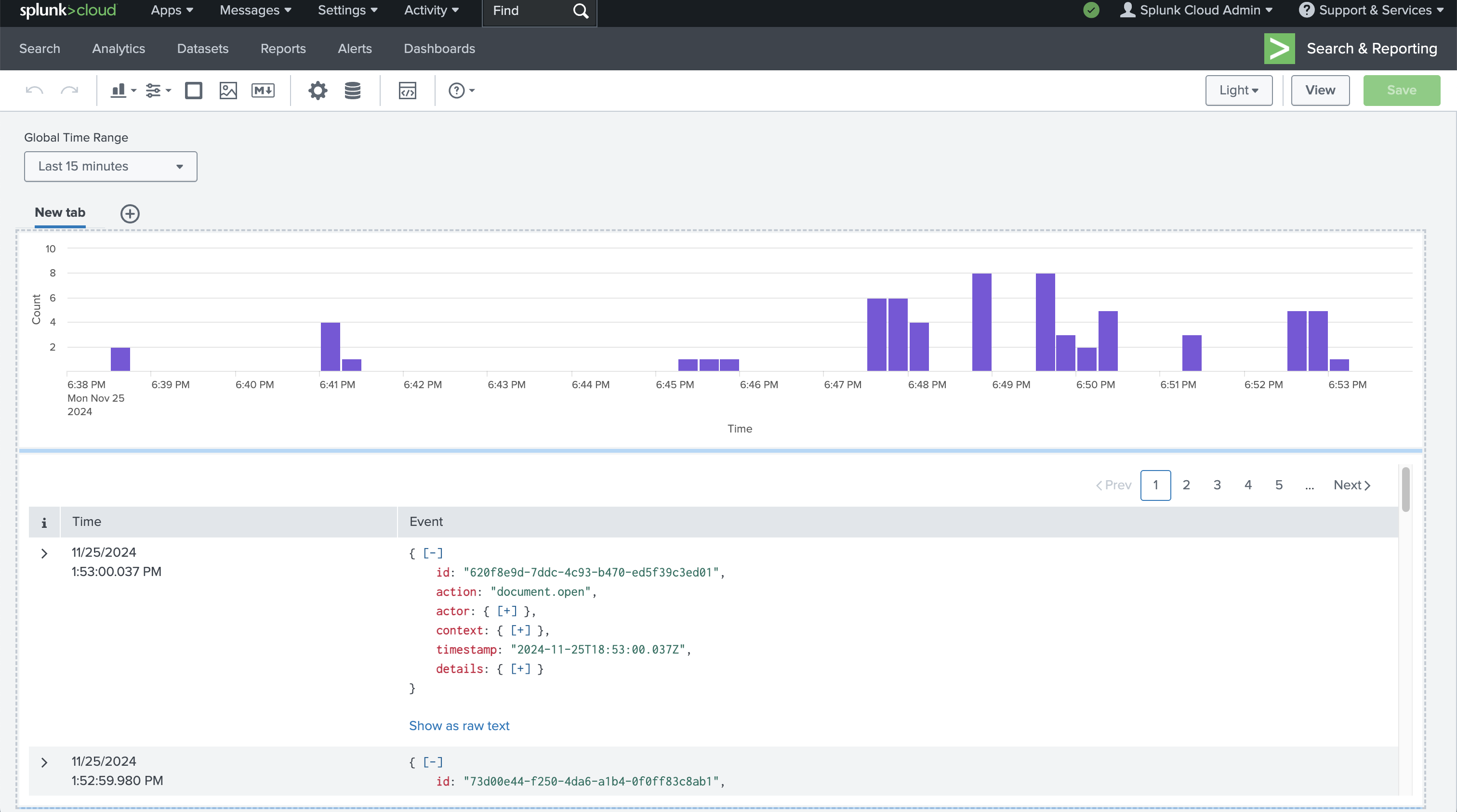 Audit logs