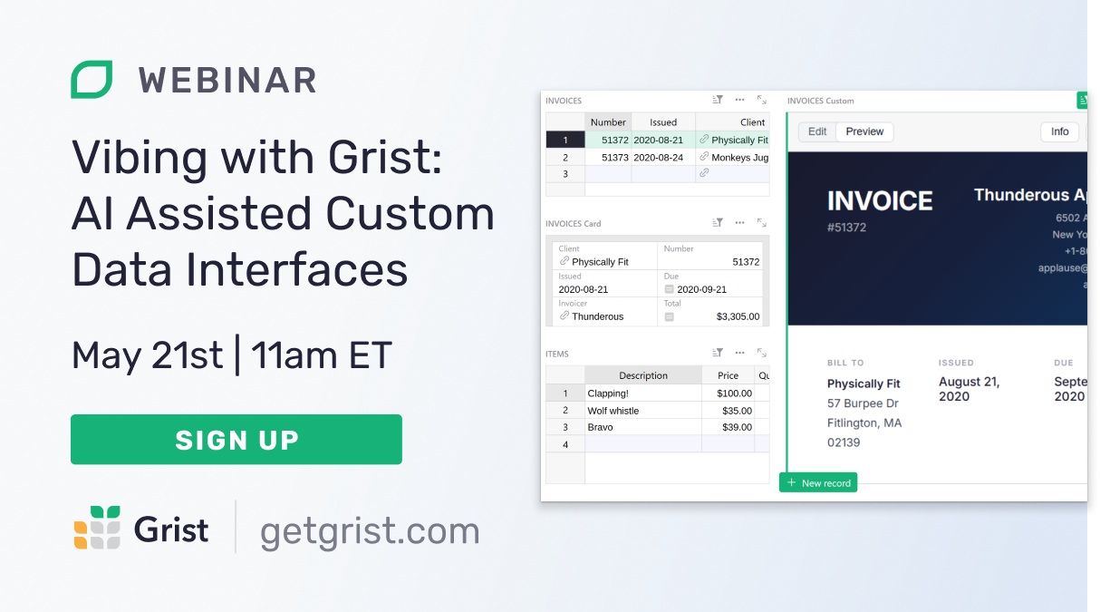Vibing with Grist webinar