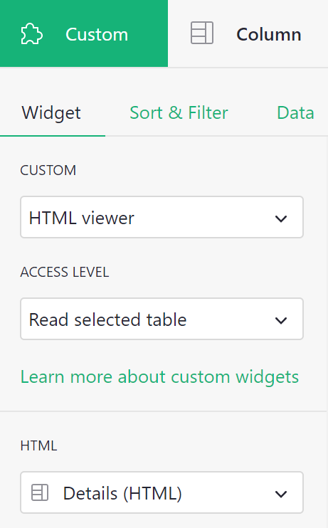 configuration visionneuse HTML