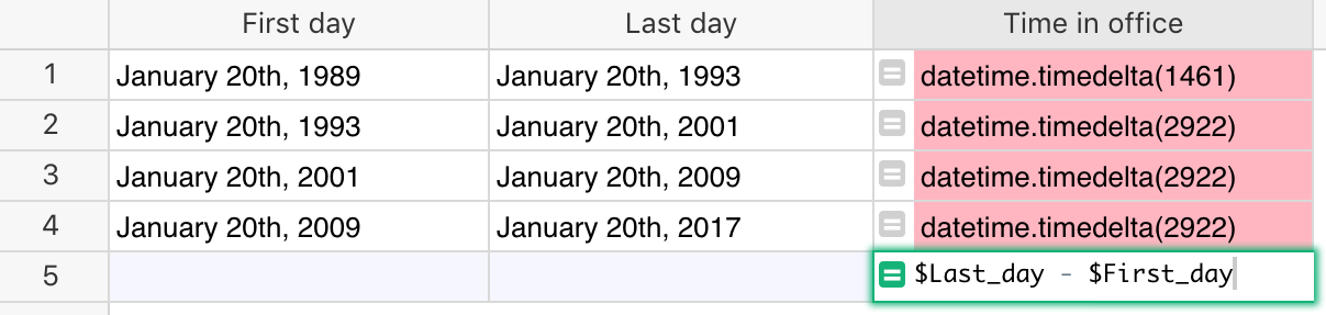 subtract date calculator