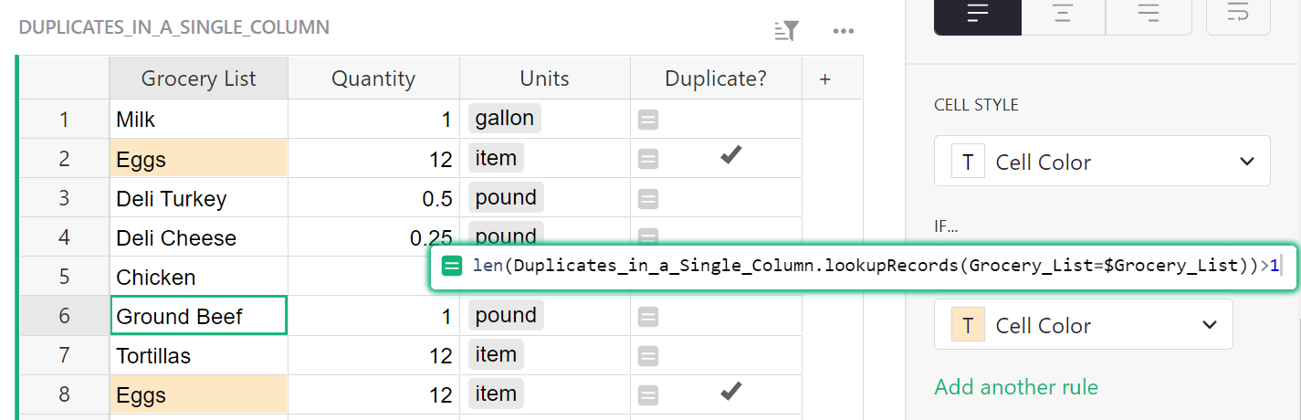 duplicates-single-conditional-formatting