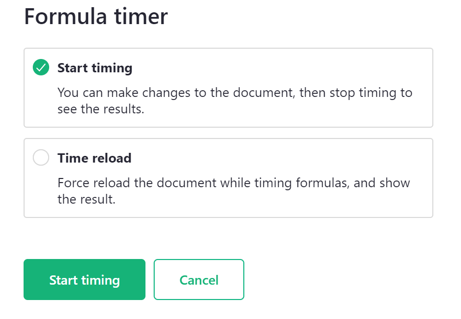formula-timer-selection