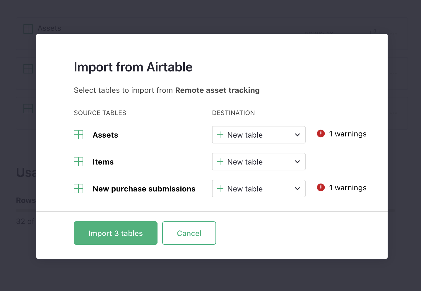 import-airtable-tables