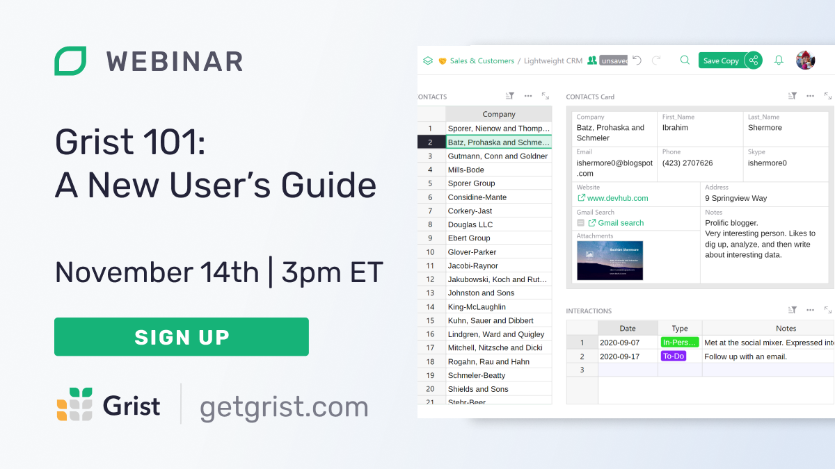 Grist 101 webinar