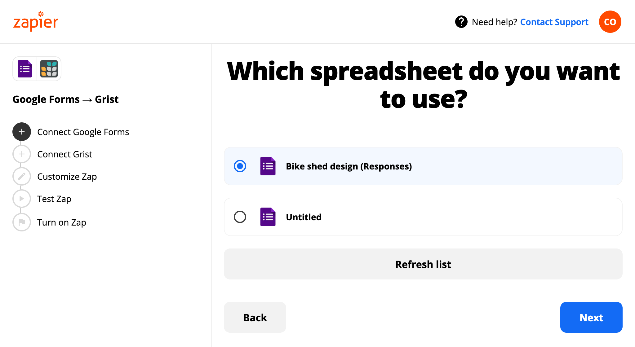 which spreadsheet